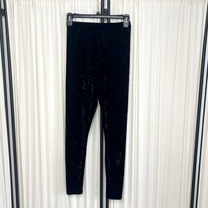 EUC- NASTY GAL VELVET HIGH WAISTED SKINNY LEGGINGS SIZE SMALL